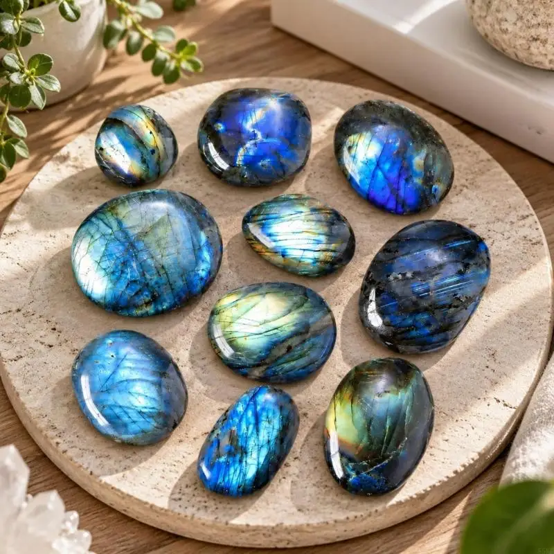 Labradorite Display Mineral with Shifting Blue Color in Light, 1PC 55KF
