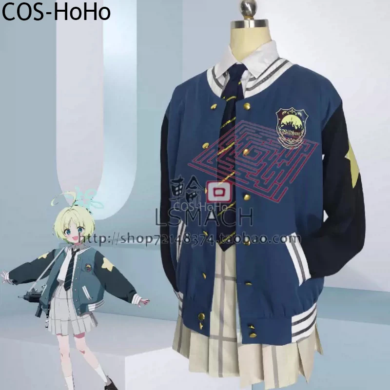 

COS-HoHo Blue Archive Usuba Ritsu Game Suit Sweet Lovely Uniform Cosplay Costume Halloween Carnival Party Role Play Outfit