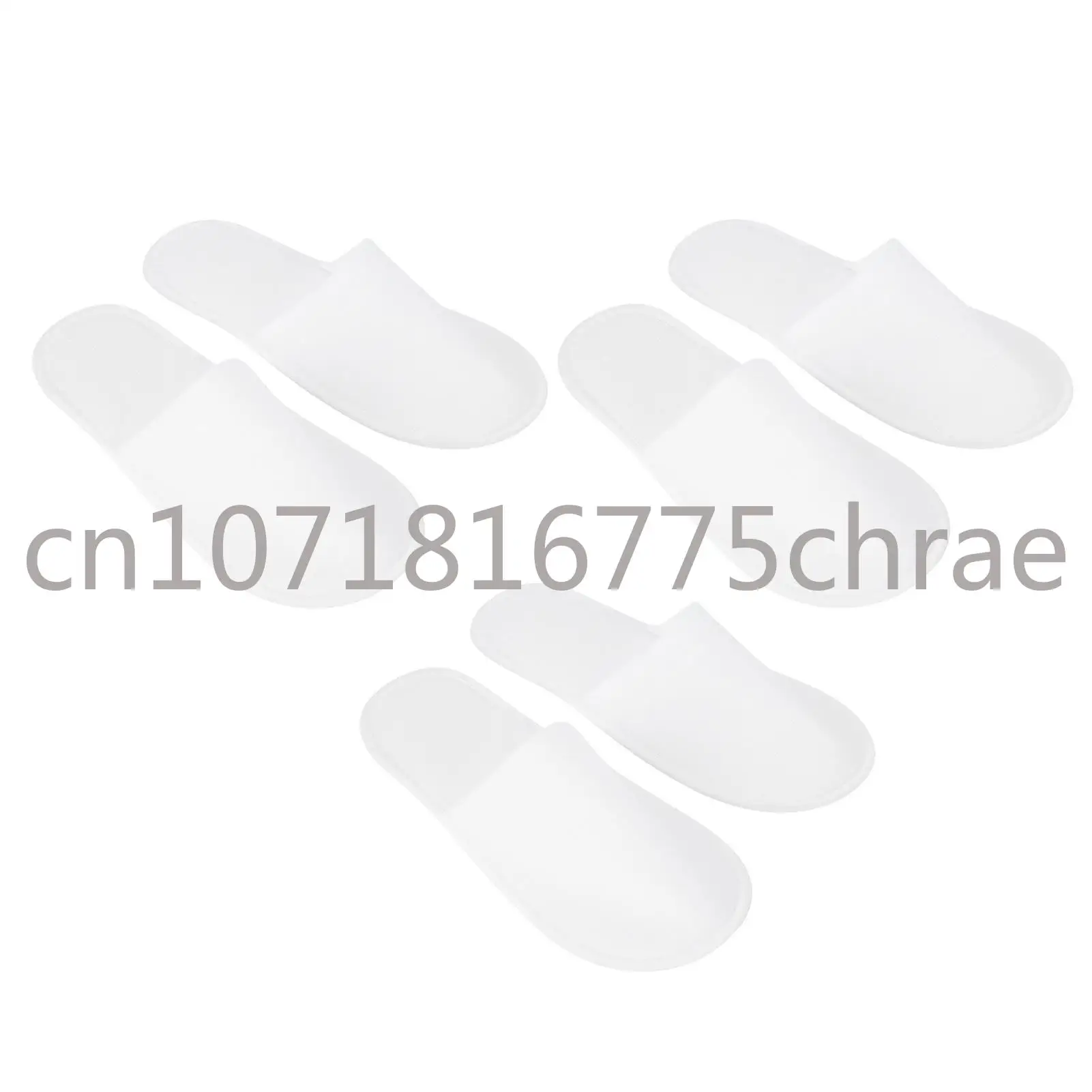 

50 Pairs Hotel Disposable Slippers - Skin-Friendly Anti-Slip Travel Slippers for men - White for outdoor Use