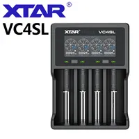 XTAR VC4SL upgraded and extended smart charger, C-type USB input, support QC3.0 charging