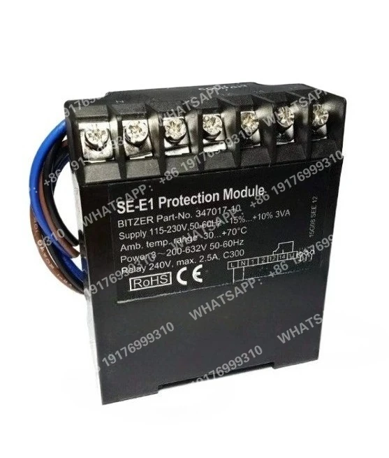 Módulo de Proteção para Compressor BITZER SE-E1 - Protetor de Compressor de Parafuso