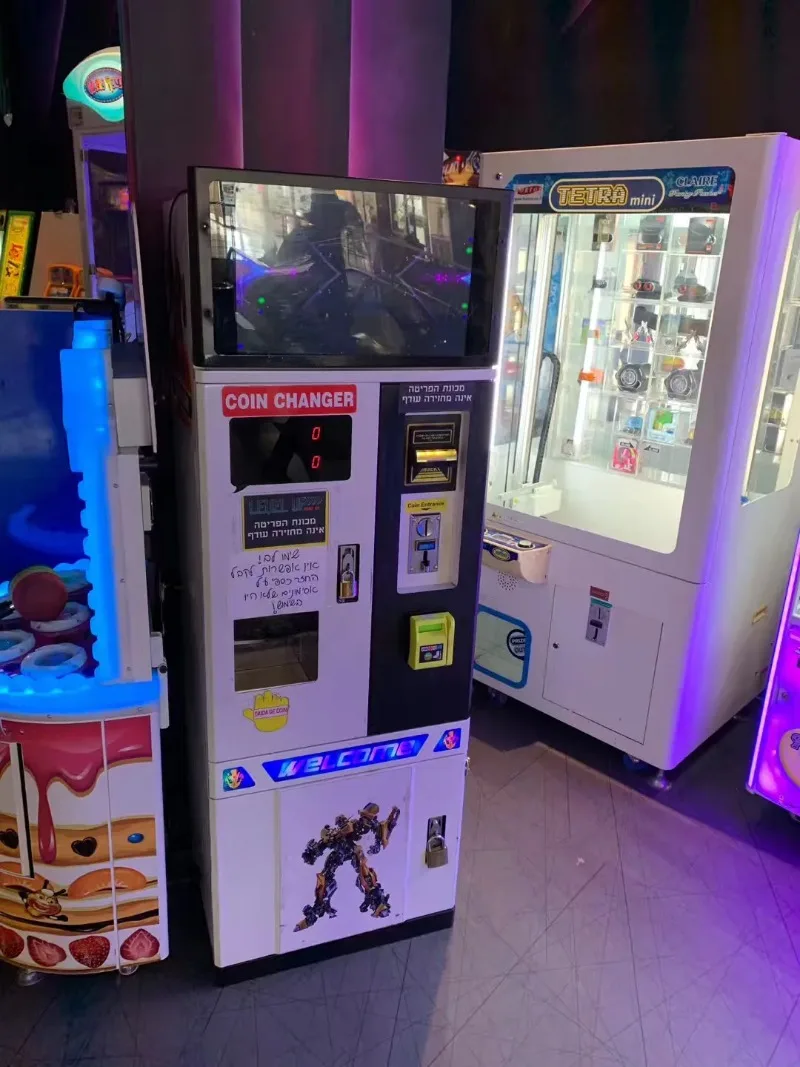 Máquina automática de intercambio de monedas en efectivo 17 pulgadas L