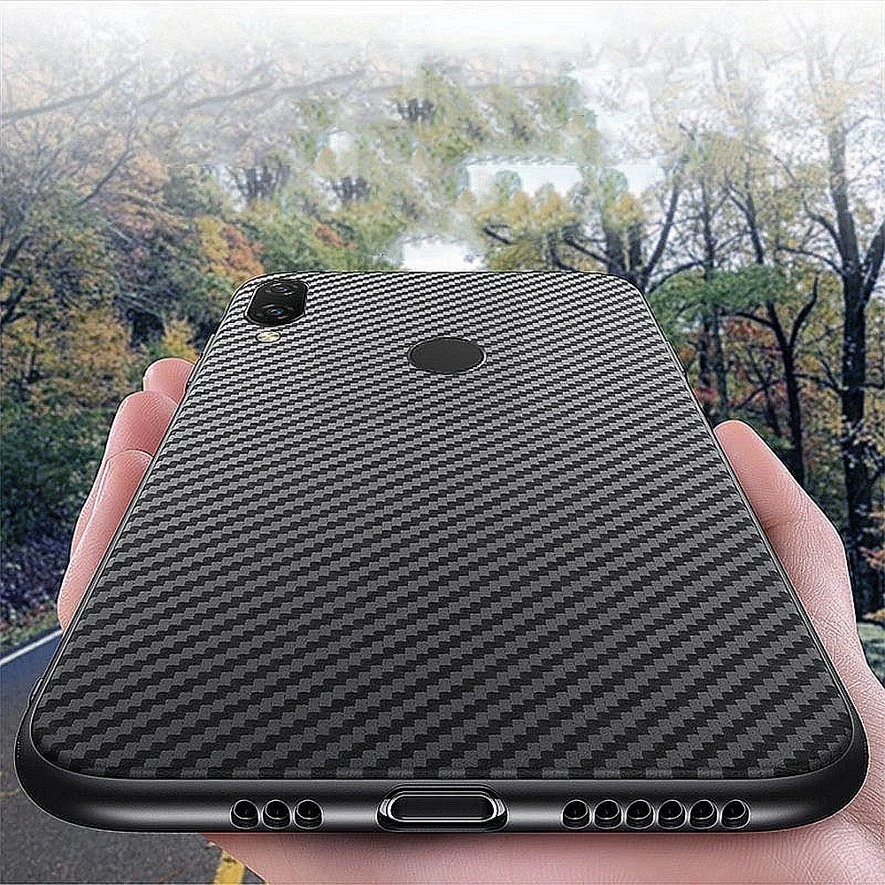 Carbon Fiber Case For Xiaomi Redmi Note 7 8 9 10 11 12 13 14 15 Pro Plus 5G 4G 12S 11S 10S 9S 8T 12C 13C 14C Silicone Cover Case