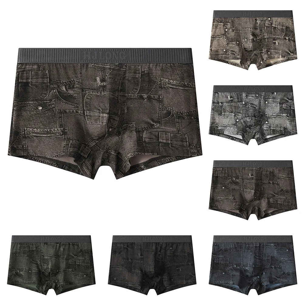 

Comfortable Underwear Breathable Underwear Home Use Hotel Stay Comfortable Cotton Boxer Trunk All Seasons Wear