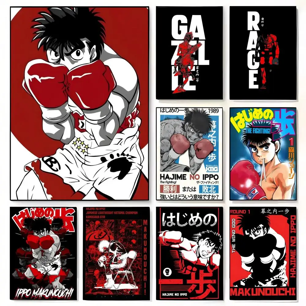 A-Anime Fighting Spirit Hajime No Ippo Poster Stylish Wall Art for Bedroom Living Room Bar Café Home Décor Gift