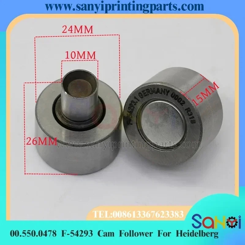 5 Pieces Best Quality 00.550.0478 F-54293 Cam Follower For Heidelberg Printing Machine Parts