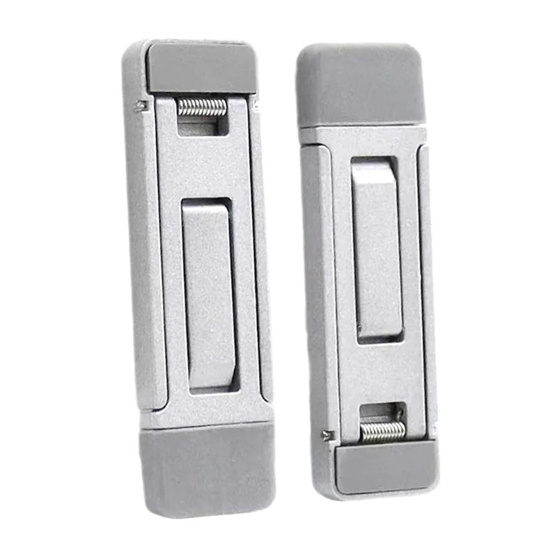 A01E-2 قطعة حامل كمبيوتر محمول غير مرئي صغير من سبائك الزنك محمول قدم رافع كمبيوتر محمول قابل للطي تبريد الكمبيوتر المحمول