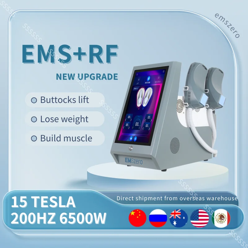 

EMSzero PRO HI-EMT 6500W EMS NEO RF Body Slimminng Machine профессиональное электромагнитное удаление жира bтромагнитный стимулятор Hiemt