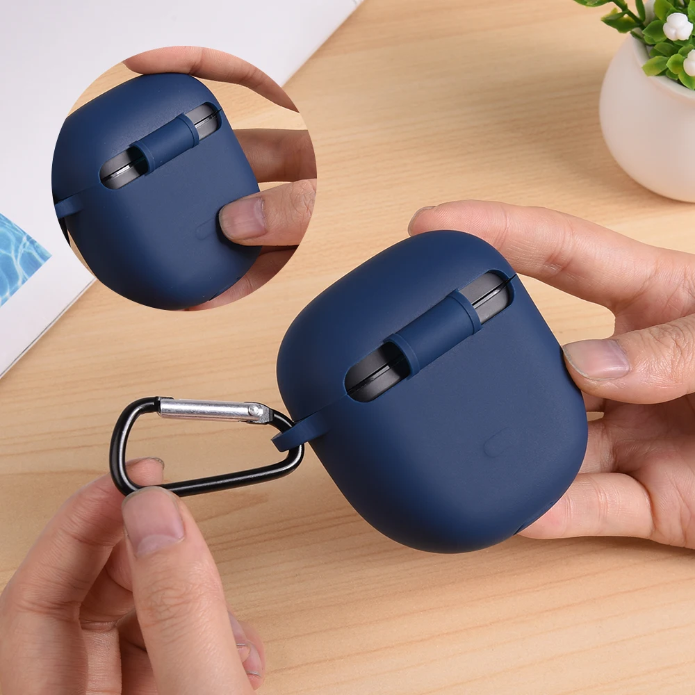 Silicone Case for Bose Quietcomfort Earbuds 2 Wireless Earphone Cover for Bose Earbuds2 Covers with Hook Headphone Accessories view 4