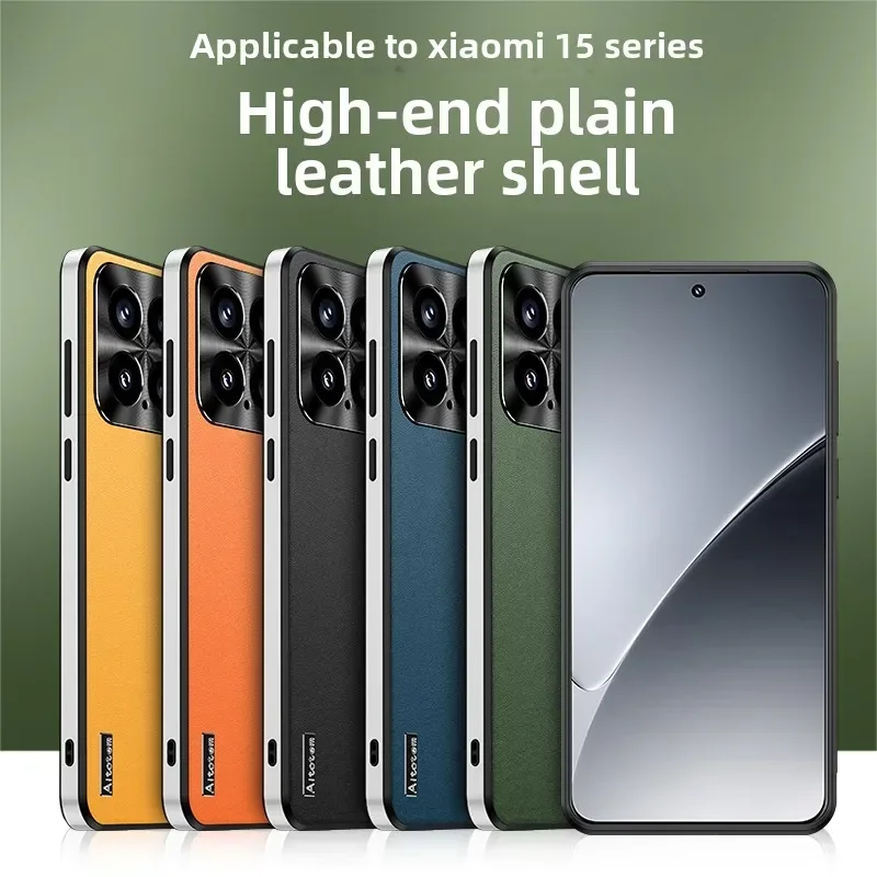 الفاخرة الأعمال الجلود لينة إطار جراب هاتف ل XiaoMi 12 12T 13 14 15 برو 14 13 15 الترا 12X عدسة غطاء للحماية الغطاء الخلفي #5