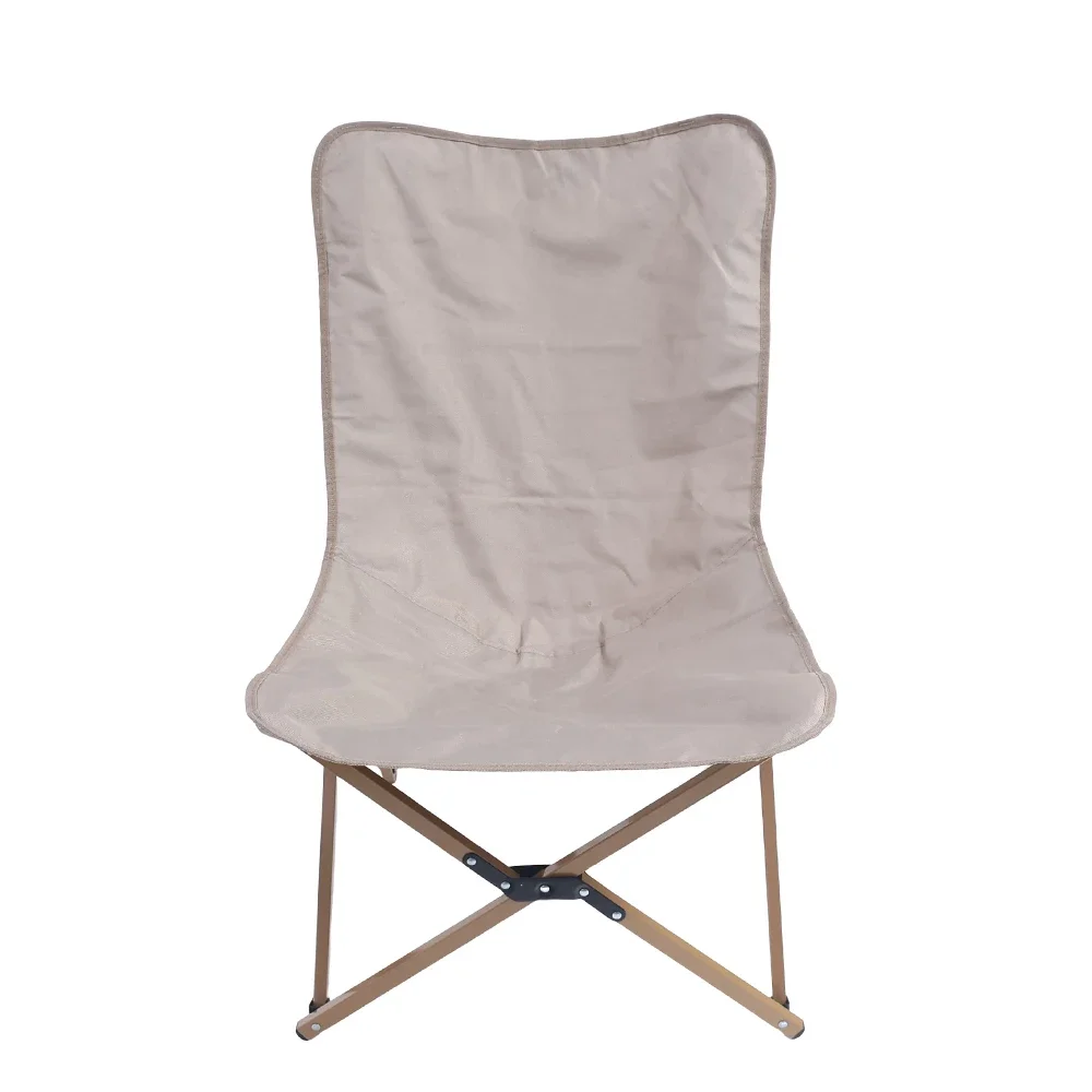 

Outdoor Butterfly Folding Recliner Chair-Portable for Camping Beach Fishing & Picnic-Durable Aluminum & Canvas Oxford Fabric
