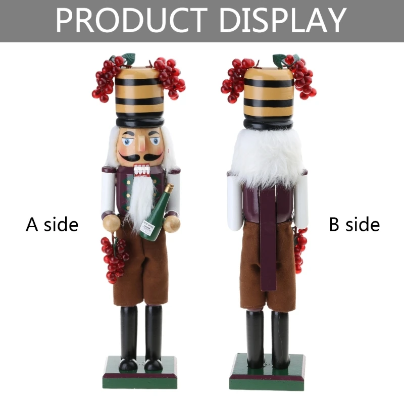 Fun Nutcrackers Wine Theme Man Holiday Decors Christmas Gift Dropship