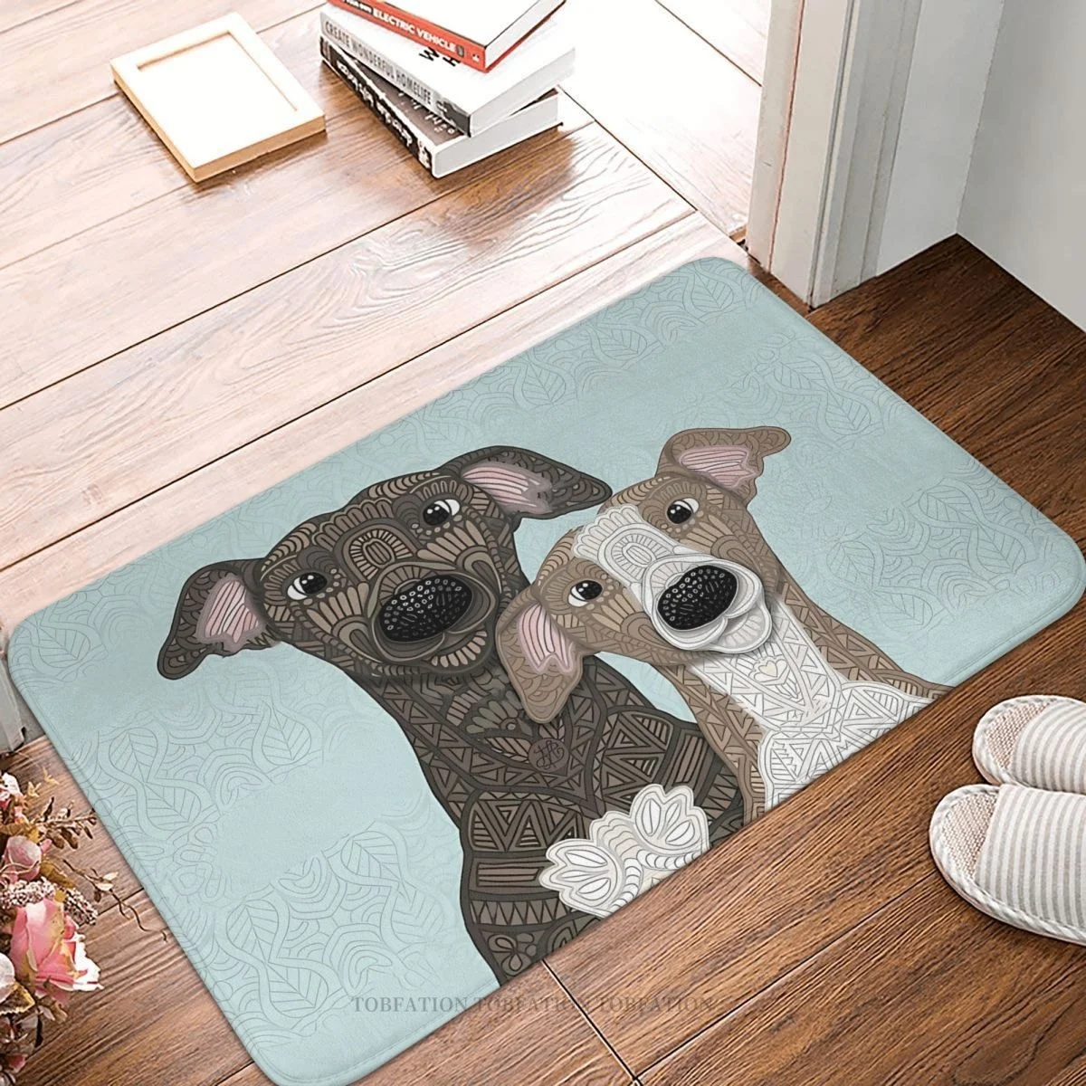 Greyhound Ears Dogs Anti-Slip Doormat Living Room Mat Friend Floor Carpet Entrance Door Rug Home Decorative