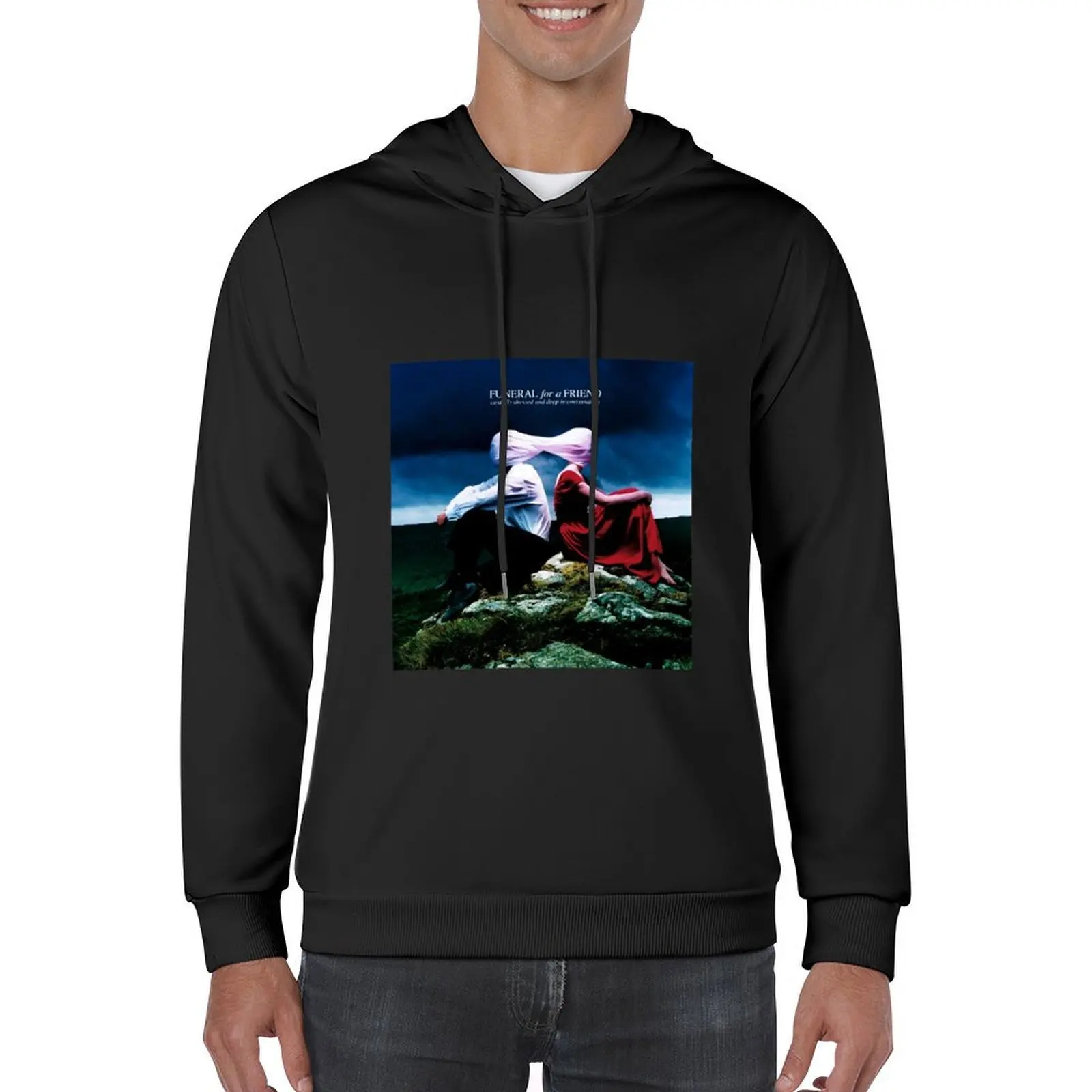 Funeral for a Friend - Casually Dressed & Deep in Conversation (Original v3) Hoodie men wear men clothes blouse oversized hoodie