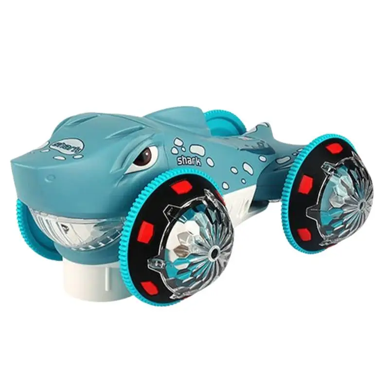 Shark Toy Vehicle Gear Powered Electric Toys Stunt Car Toy Educational Toys With Lights & Sound Battery Operated Toy Vehicles