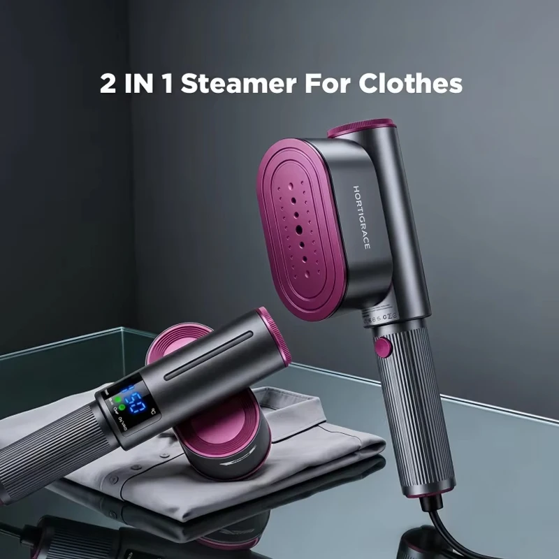 1200W Handheld Steam Iron Garment Steamer Portable Mini for Clothes Fast Heating Dry and Wet Dual-use Hanging Ironing Machine