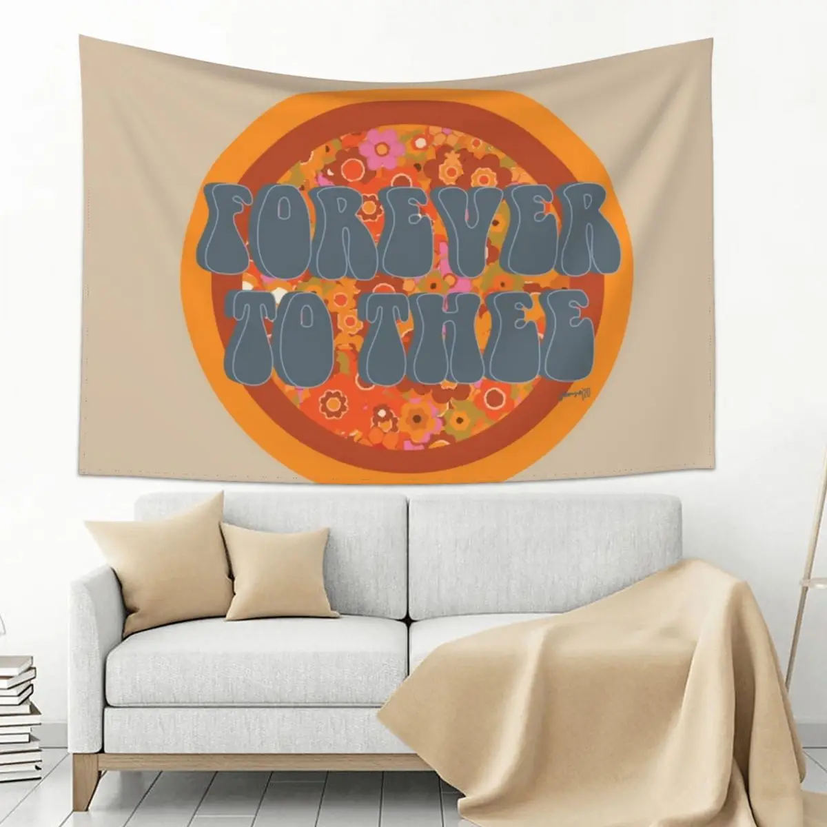 

Forever To Thee Tapestry Decoration For Home Wall Hanging Wall Room Aesthetic Decor Wall Carpet Tapestry
