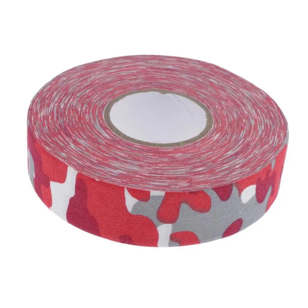 

2-6pack 1 Roll Anti-Skid Wearproof Ice Roller Hockey Stick Grip Tape Red