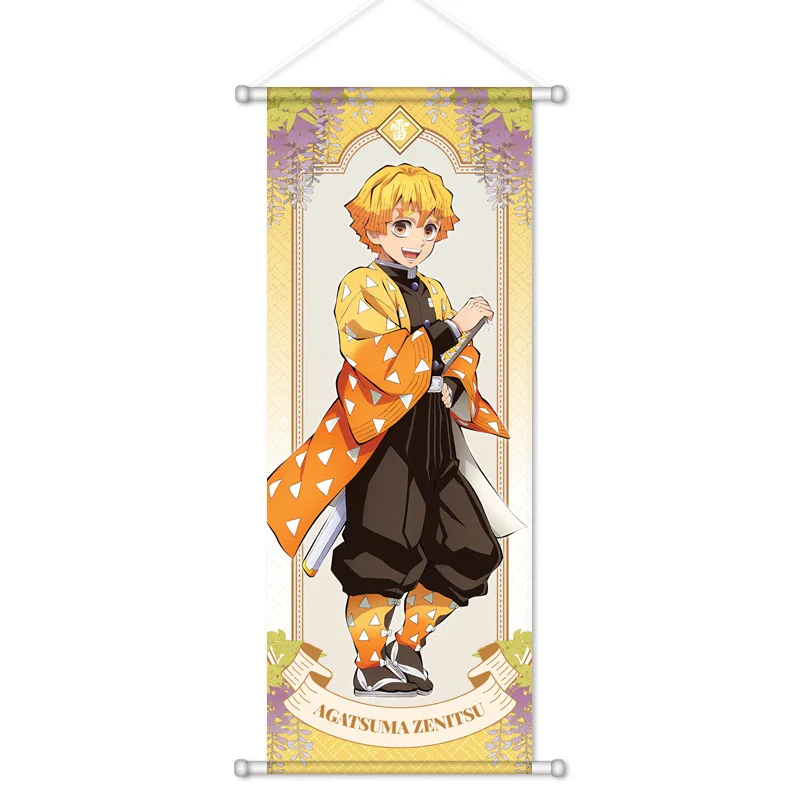 شيطان القاتل التمرير قماش اللوحة موضة المنزل أنيمي ملصق جدار ديكور الجدار الشنق الإبداعية الأطفال غرفة نوم الديكور الهدايا #5