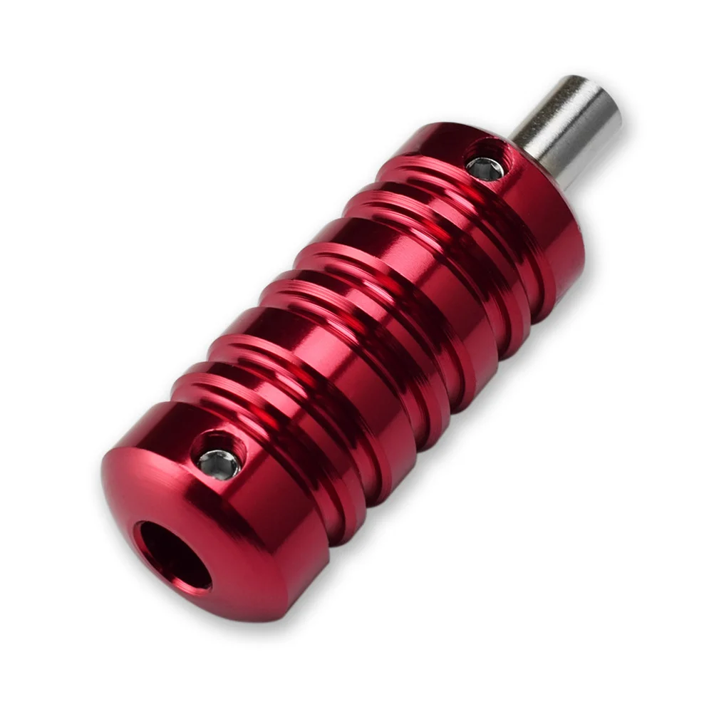 

1pc Aluminum Tattoo Grip For Machine Handle Tube Red Lightweight Anti-Slip Shader Liner Adjustable Grip Tubes Art Body Piercing