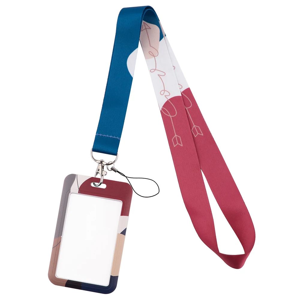 Ransitute R2754 Simple Love Bank Credit Card Holder Wallet Bus ID Name Work Card Holder For Student Card Cover Business Card