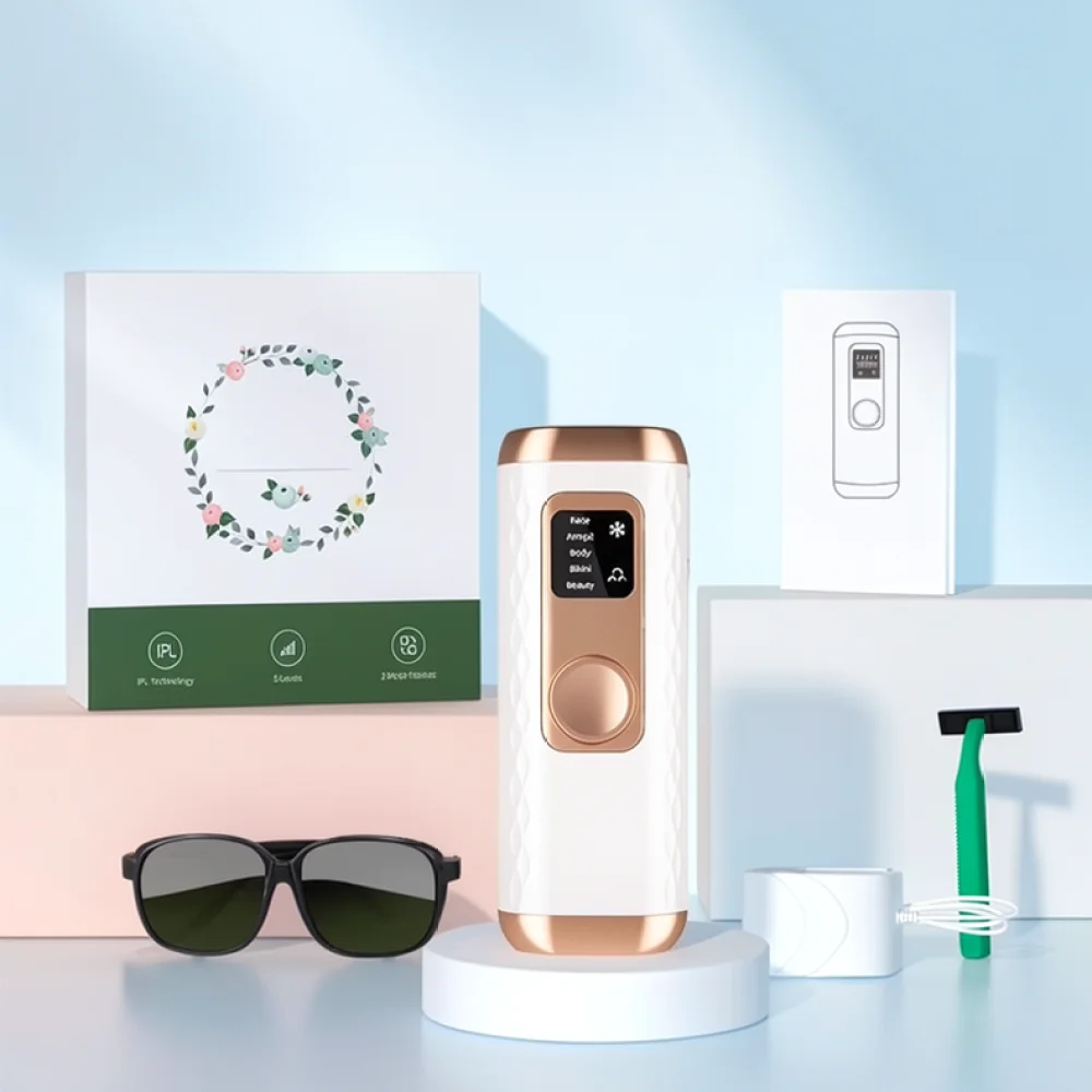 Portable IPL Hair Removal Device Home Use Laser Epilator For Body Underarm Bikini Skin Rejuvenation Painless Permanent Tool