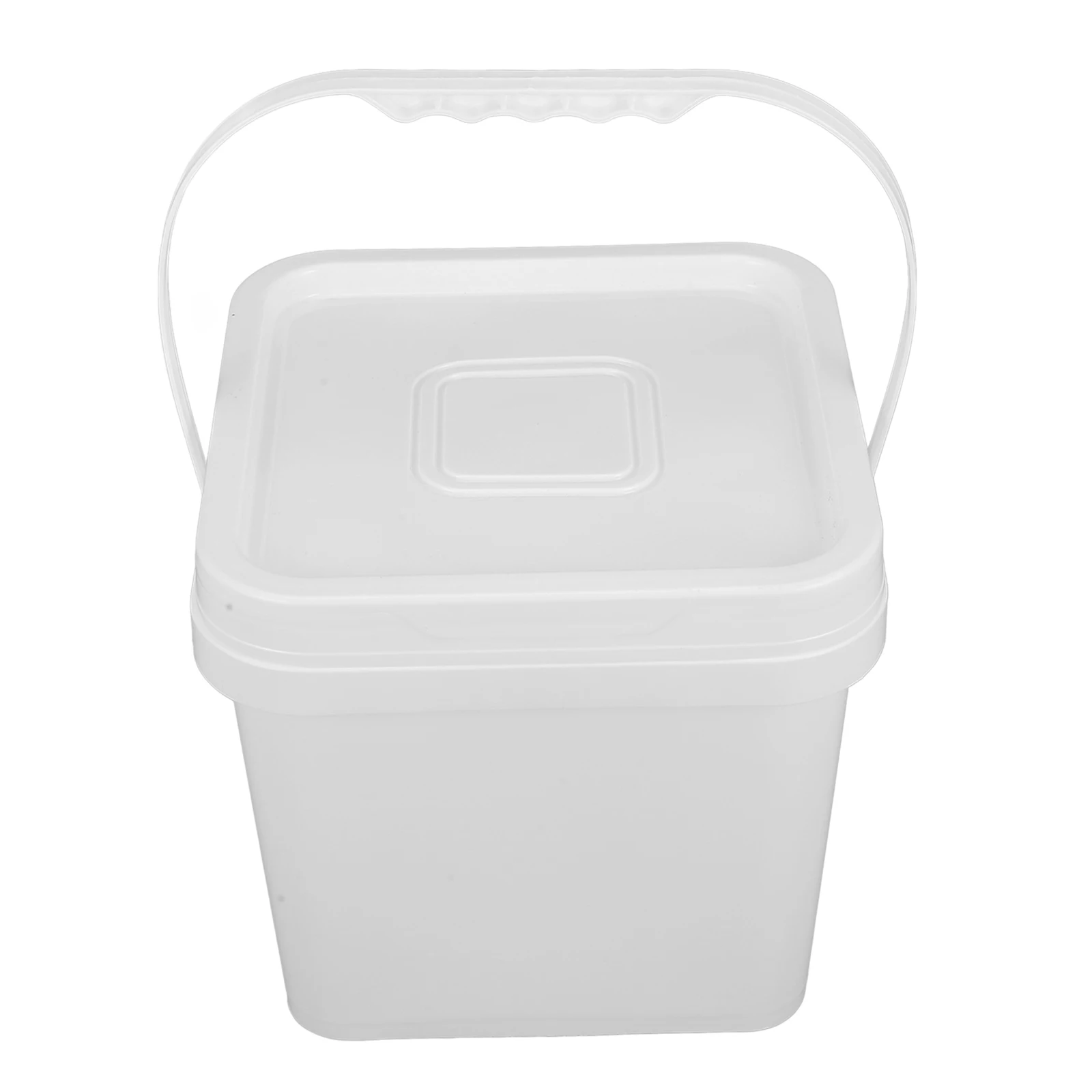 

5L With Handle Plastic Bucket With Lid For Outdoor Painting Storage Durable Container Empty Paint Can Pigment Bucket Plastic