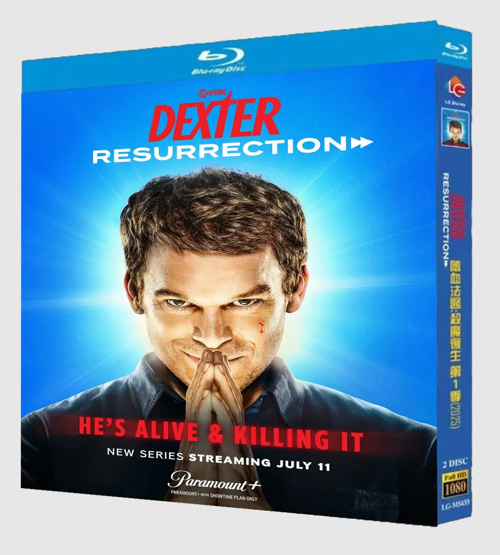 Dexter: Resurrección Temporada 1 ‎   (2025) ‎ : 2 BD Colección Completa en Caja Nueva, Disco Blu-ray de Alta Definición