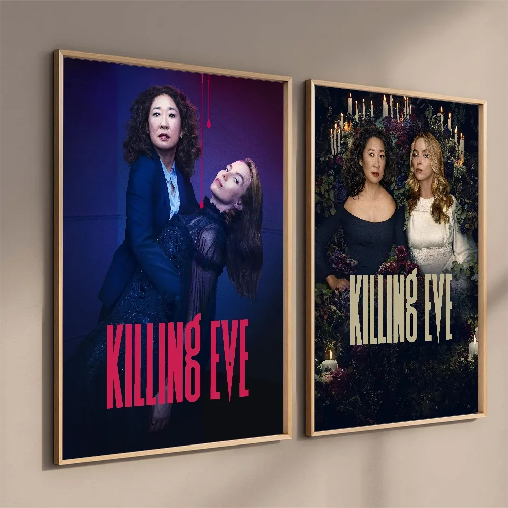 American TV Show Killing Eve Poster Canvas Printing Painting Bedroom Study Studio Living Room Wall Art Decoration