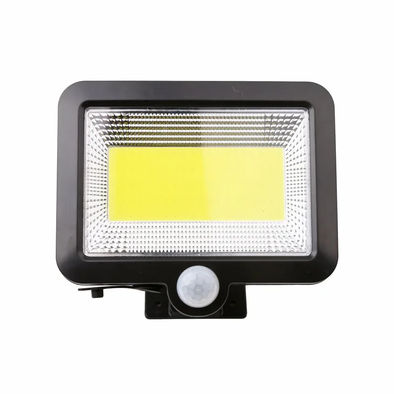 Solar Split Wall Sconce com Sensor, Luzes do pátio ao ar livre, Garage Lights, 56LED, 100COB