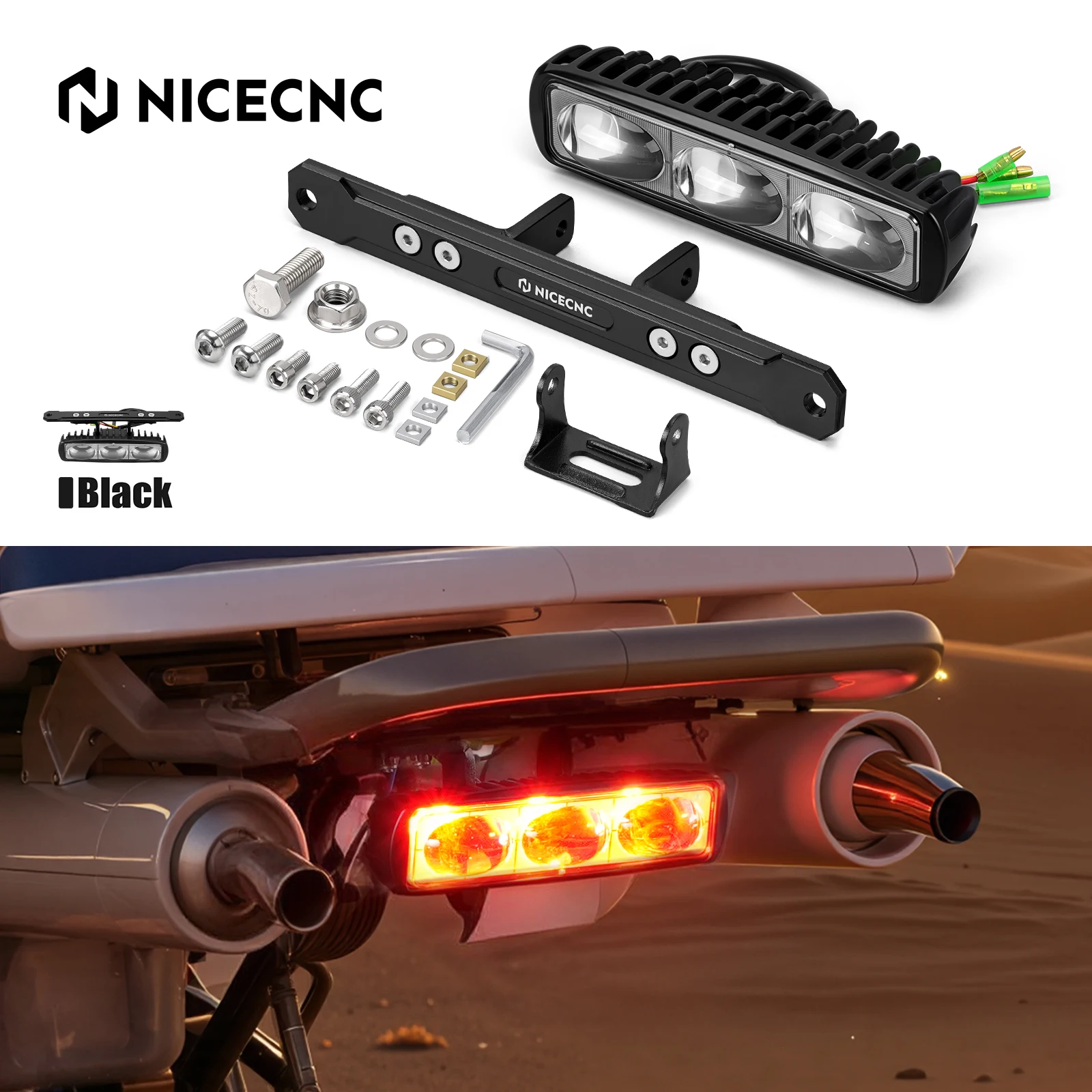 

Задний стоп-сигнал NICECNC для квадроциклов Yamaha Banshee, WARRIOR 350, GRIZZLY 125, Blaster 200. Замена номеров деталей 1UY-84702-10-00, 3FA-84702-10-00.