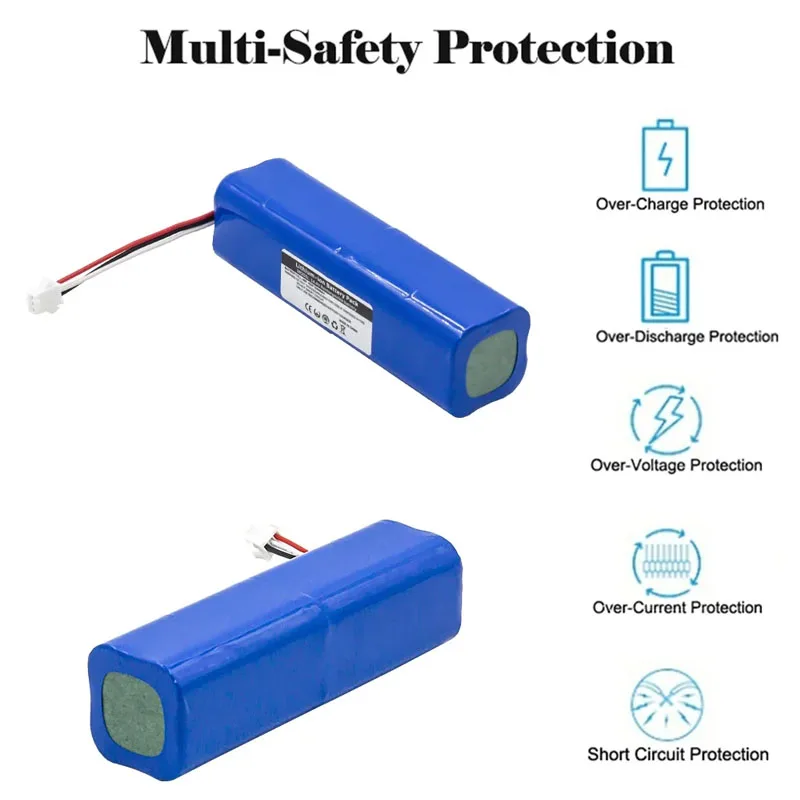 بطارية 14.4 فولت لينوفو T1 Pro T1S Pro LR1 Arnagar S8 pro Proscenic Pusanick M7MAX M8Pro XiaoMi Roidmi Eve Plus مكنسة كهربائية