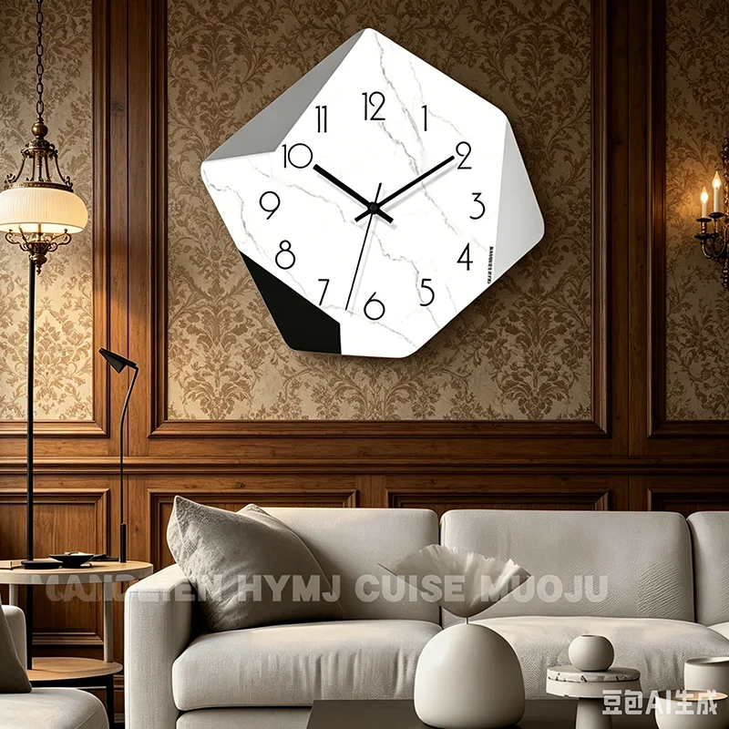 Irregular Lounge Wall Clocks Unique European Universal Funky Funky Clock Wall Restaurant Orologio Da Parete Trendy Furniture