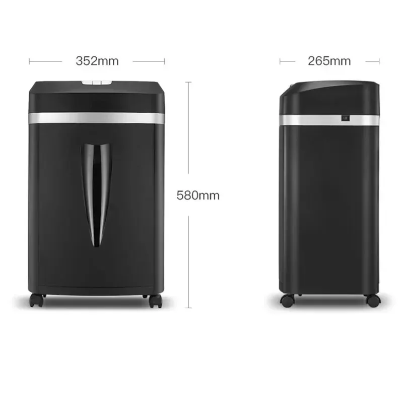 Paper Shredder 20L Electric Paper cutting machine medium-sized high security office small particle file high-power shredder
