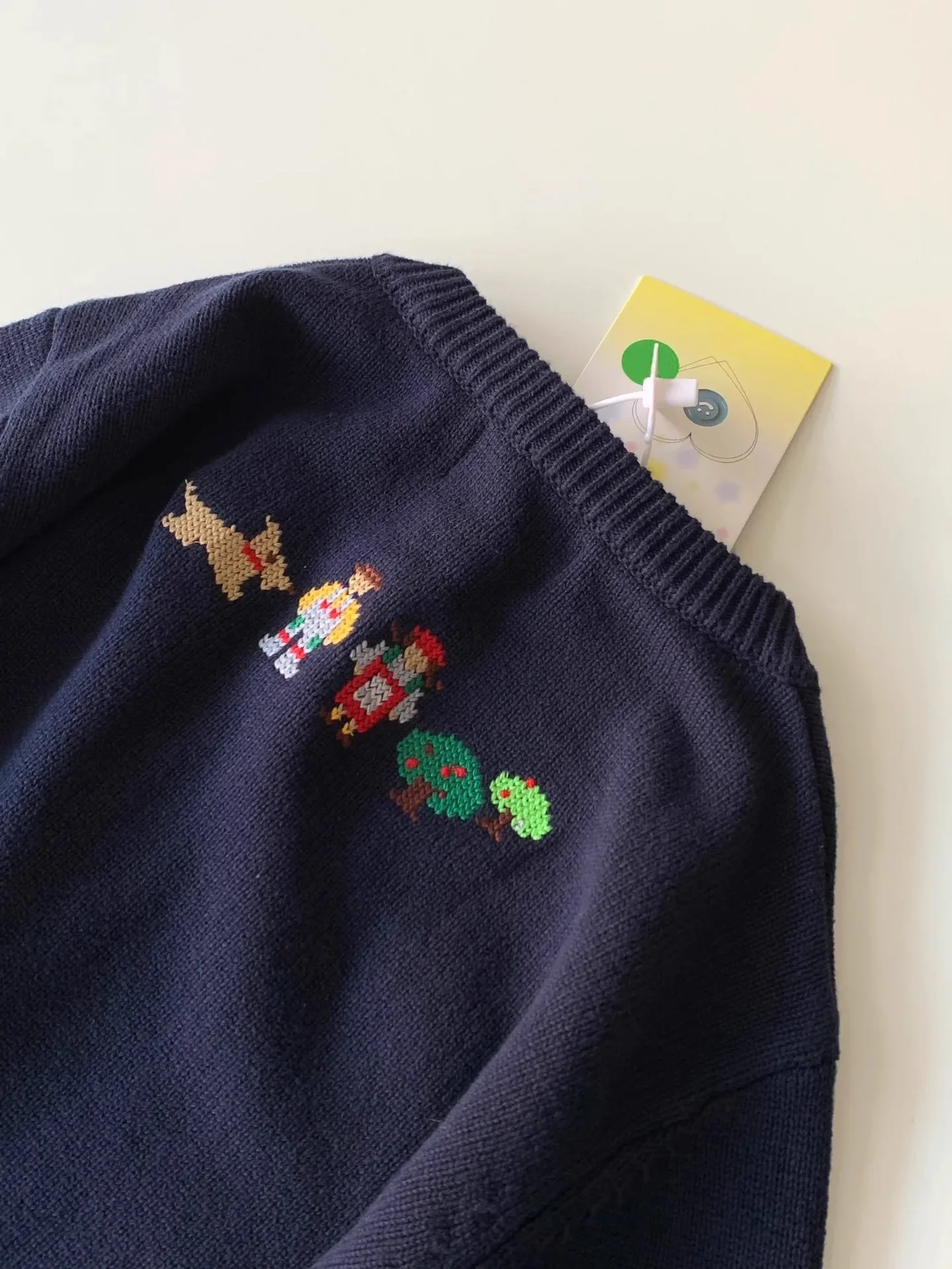 

Ретро японский мультфильм вышивка мягкий маленький размер открытый кардиган свитер женский ленивый нежный вязаный верхняя одежда корейский Sle длинный...