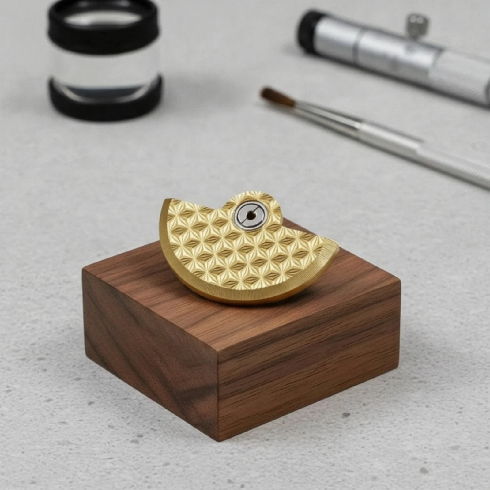 Watch Rotor with Bearing Automatic Watch Rotor Oscillating Weight Mechanical Replacement Part Engraved for Watchmakers