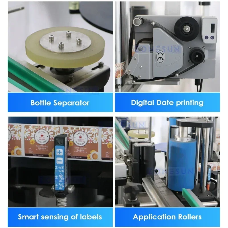 ZONESUN ZS-FAL180X10 4 Head Weigher Granule Filling Capping Labeling Machine Automatic Laundry Beads Bottle Packaging Line