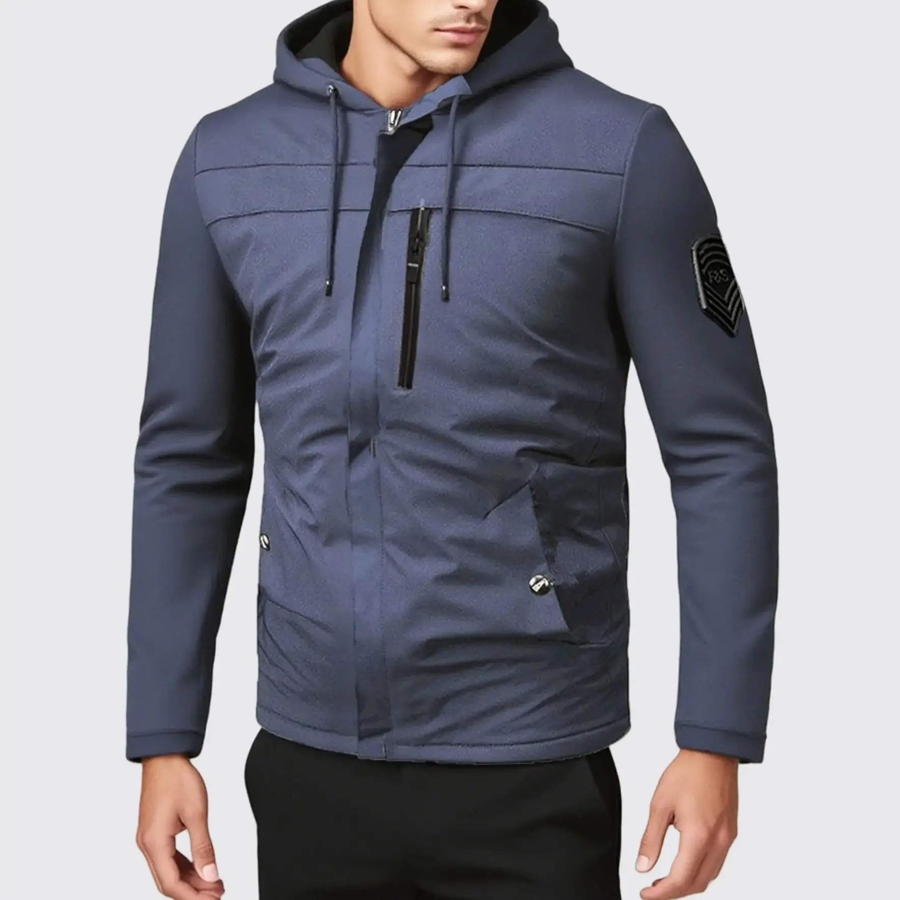 

Autumn Men's Mountain Ski Jackets Outdoor Windbreaker Hiking Hooded Coats for Men Climbing Waterproof Jackets Raincoat Clothing