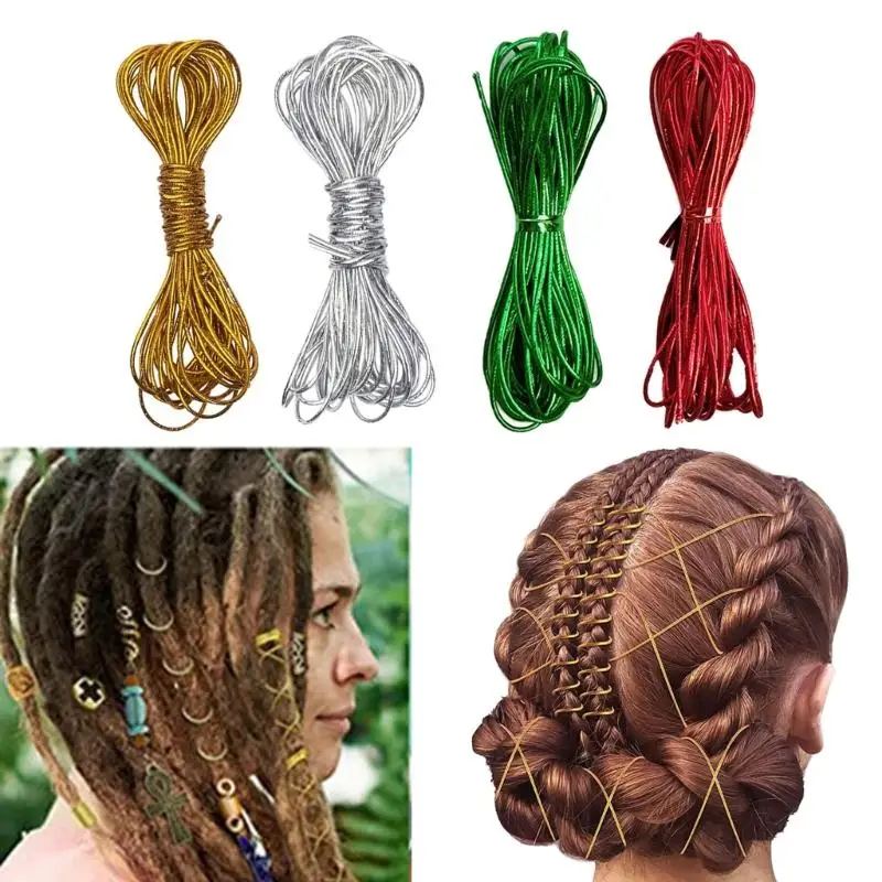 

652F Праздничное тематическое удлинение дредов с цветной веревкой для подарочных аксессуаров для укладки