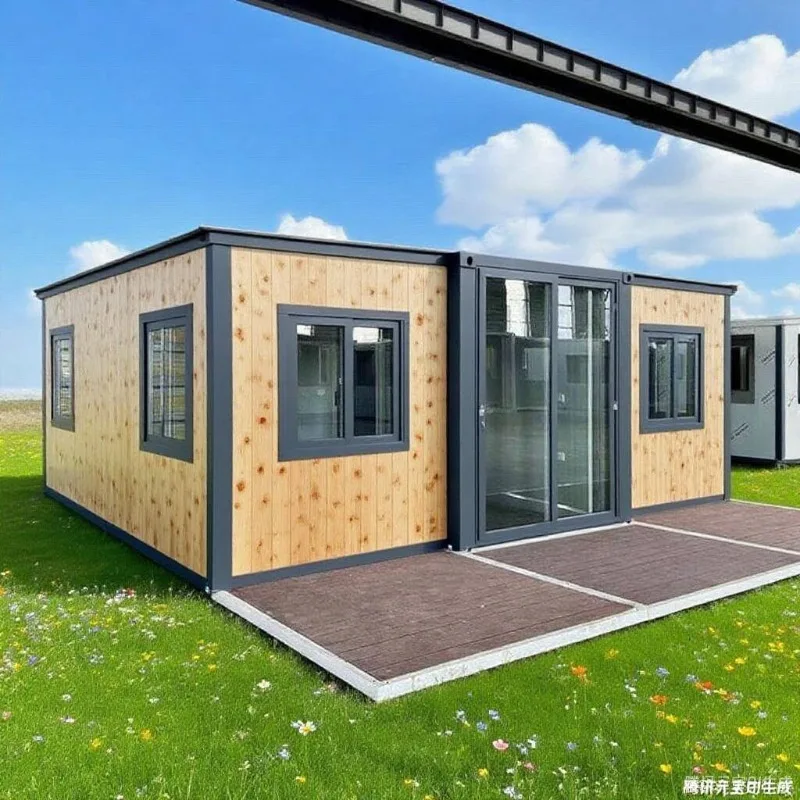 2026 New Design Prefab Villa Tiny Home 2 Bedrooms Modern Expandable Detachable Container House Hot Sale