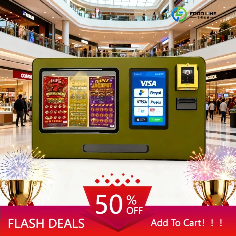 24h High Quality Lottery Kiosk 10.1