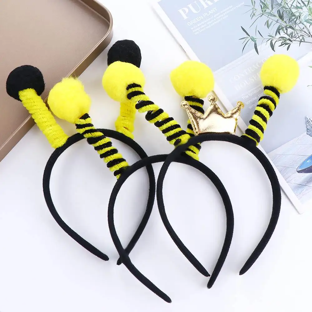 

Halloween Holiday Headwear Cartoon Bee Tentacle Headband Children Hair Accessories Animal Hair Hoop Korean Style Headwear