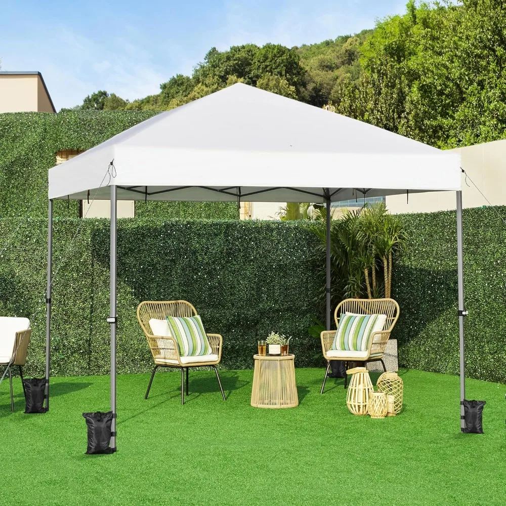 

12x12 Pop Up Canopy Easy Set-up Tent, Portable Outdoor Canopy Instant Tent, Commercial Gazebo with Wheeled Carry Bag & 4 Sandba