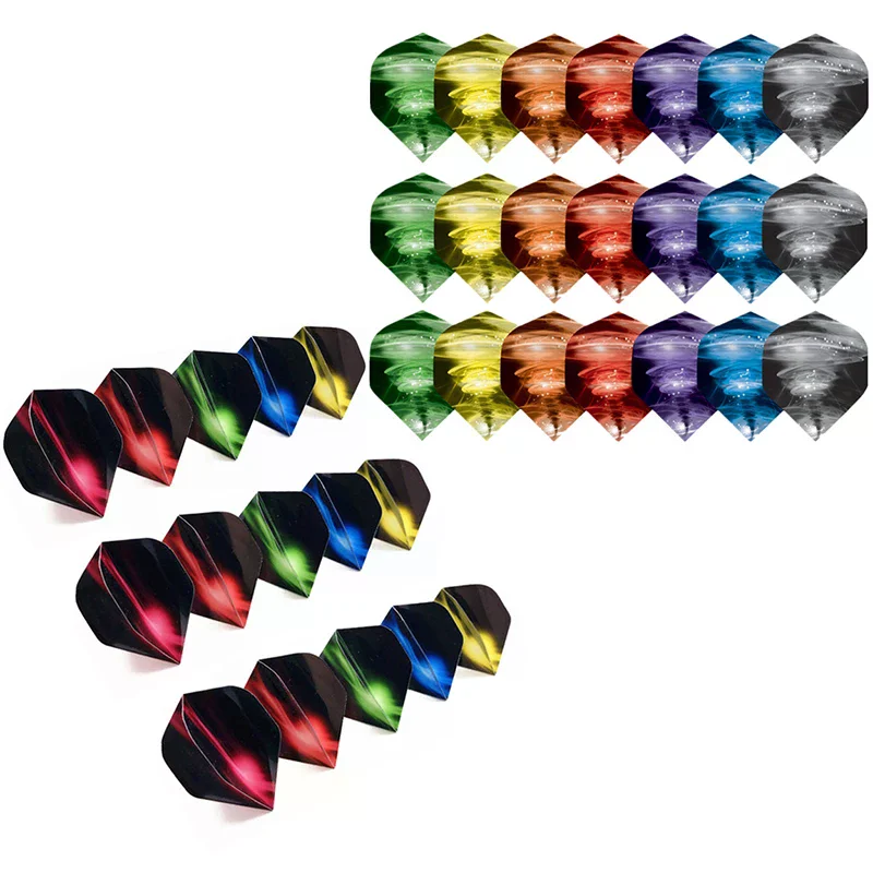 30 unids/set accesorios de dardos profesionales vuelos ala de dardo de alta calidad plástico impermeable dardos vuelos Flechette