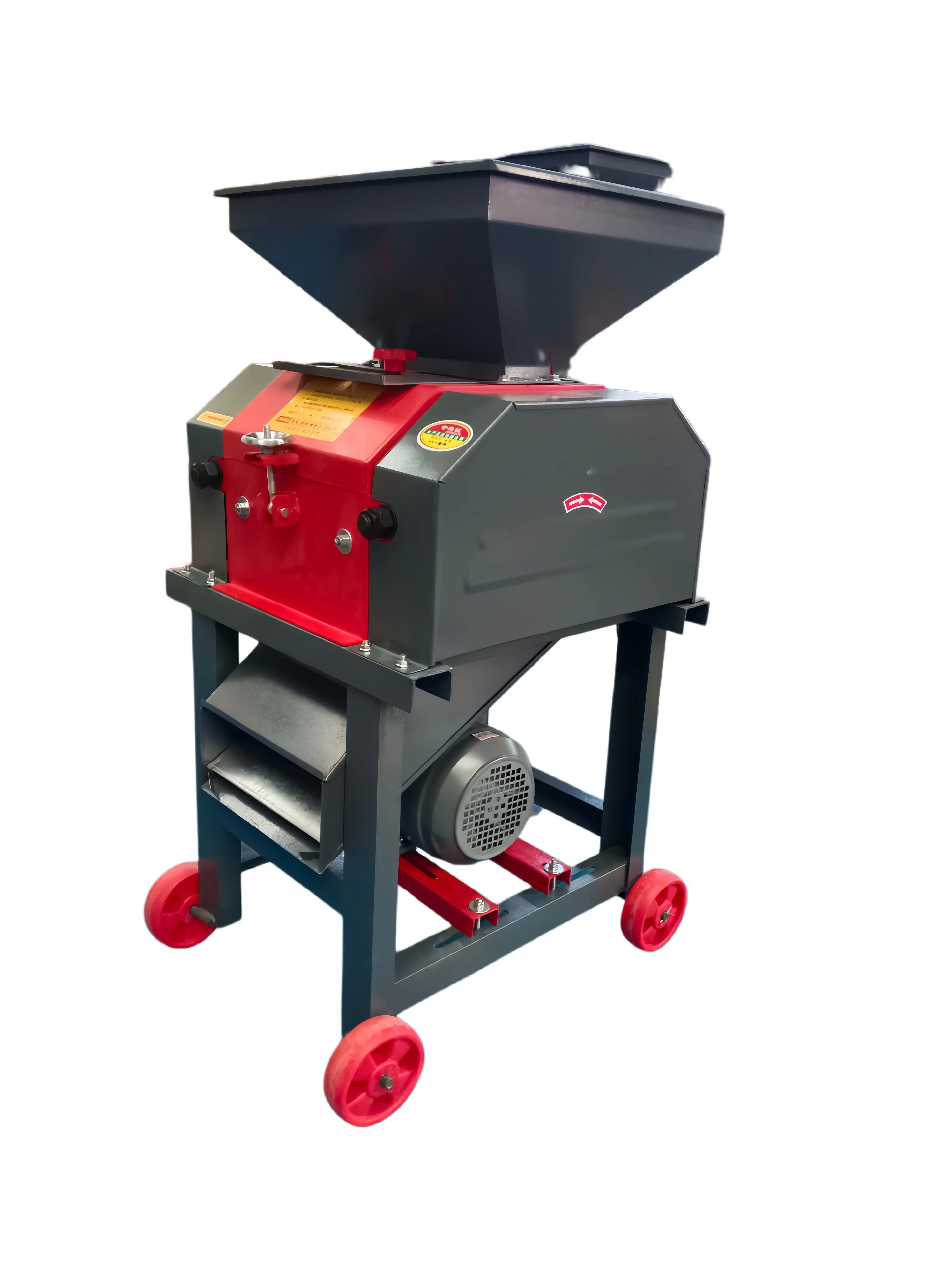 Multifunctional Low Noise Feed Grinder Hard Grain Cracking Machine Corn Palm Kernel Crushing Equipment Farm Feed Processing Tool