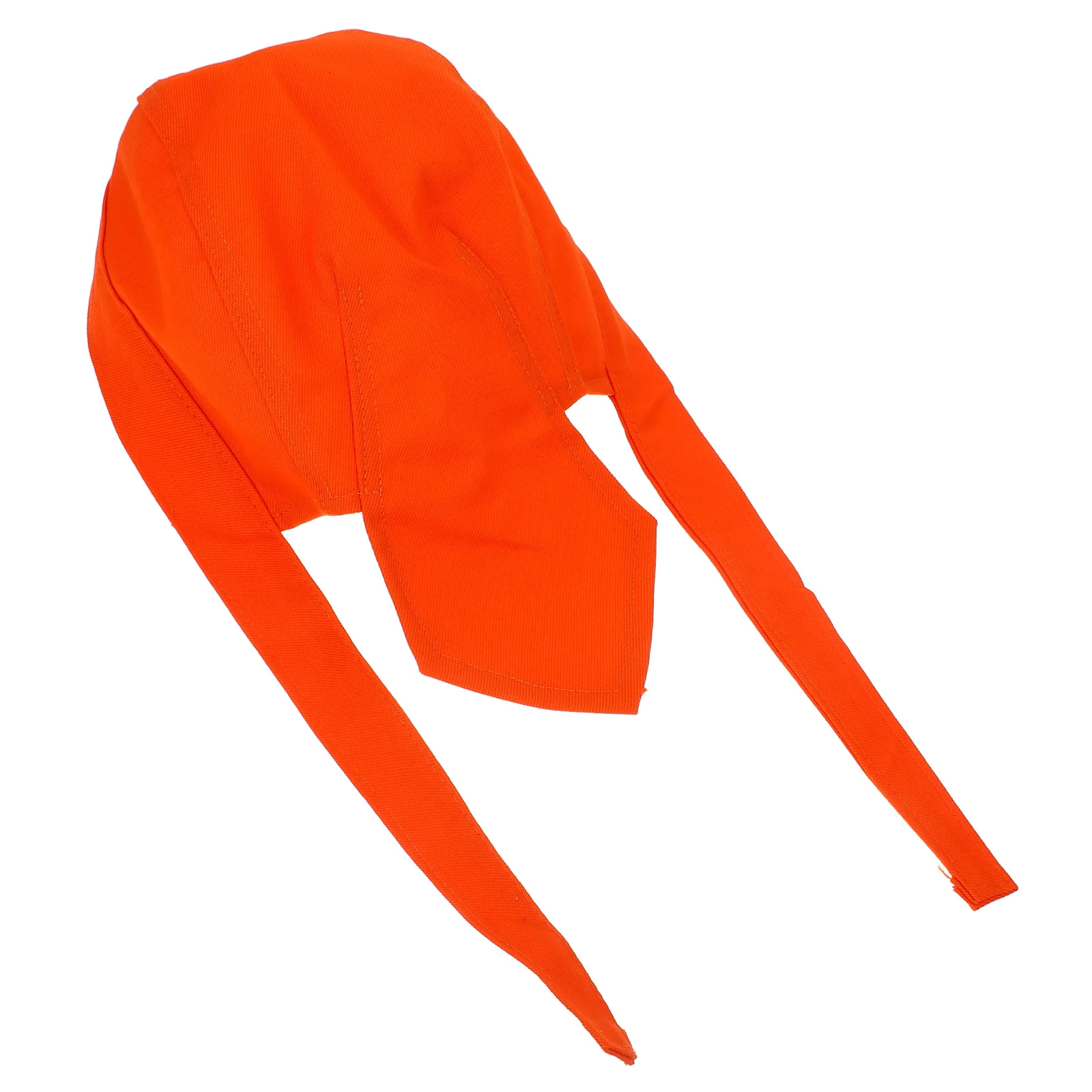 

Dust Hard Hat Bandanas Orange Black Plastic Head Wrap Sweat Protection Adjustable Size Welders Cap Women Working Cap Safety Gear