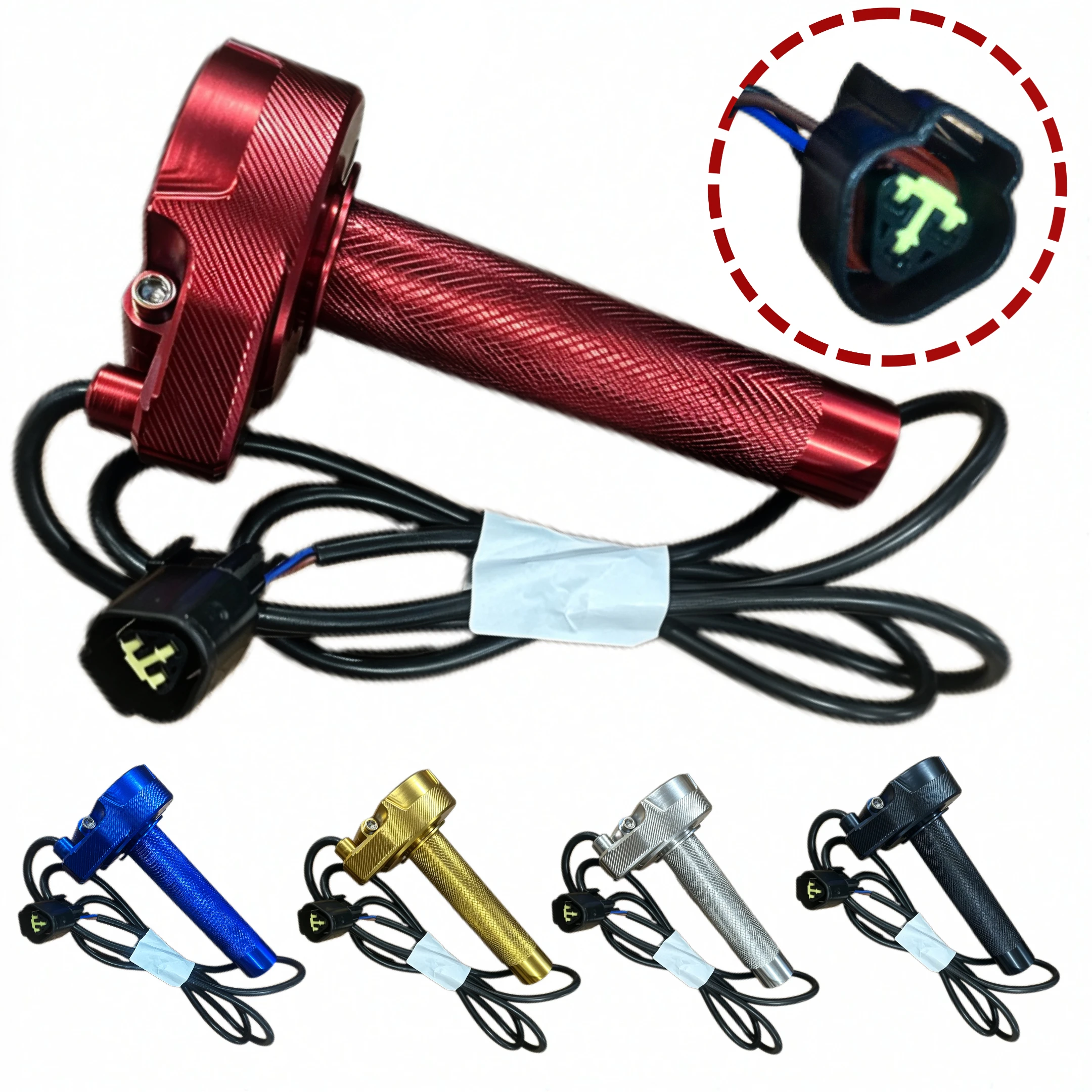 CNC electronic accelerator handle for full body aluminum alloy motorcycle, suitable for accelerator handle of Sur Ron Surron Lig