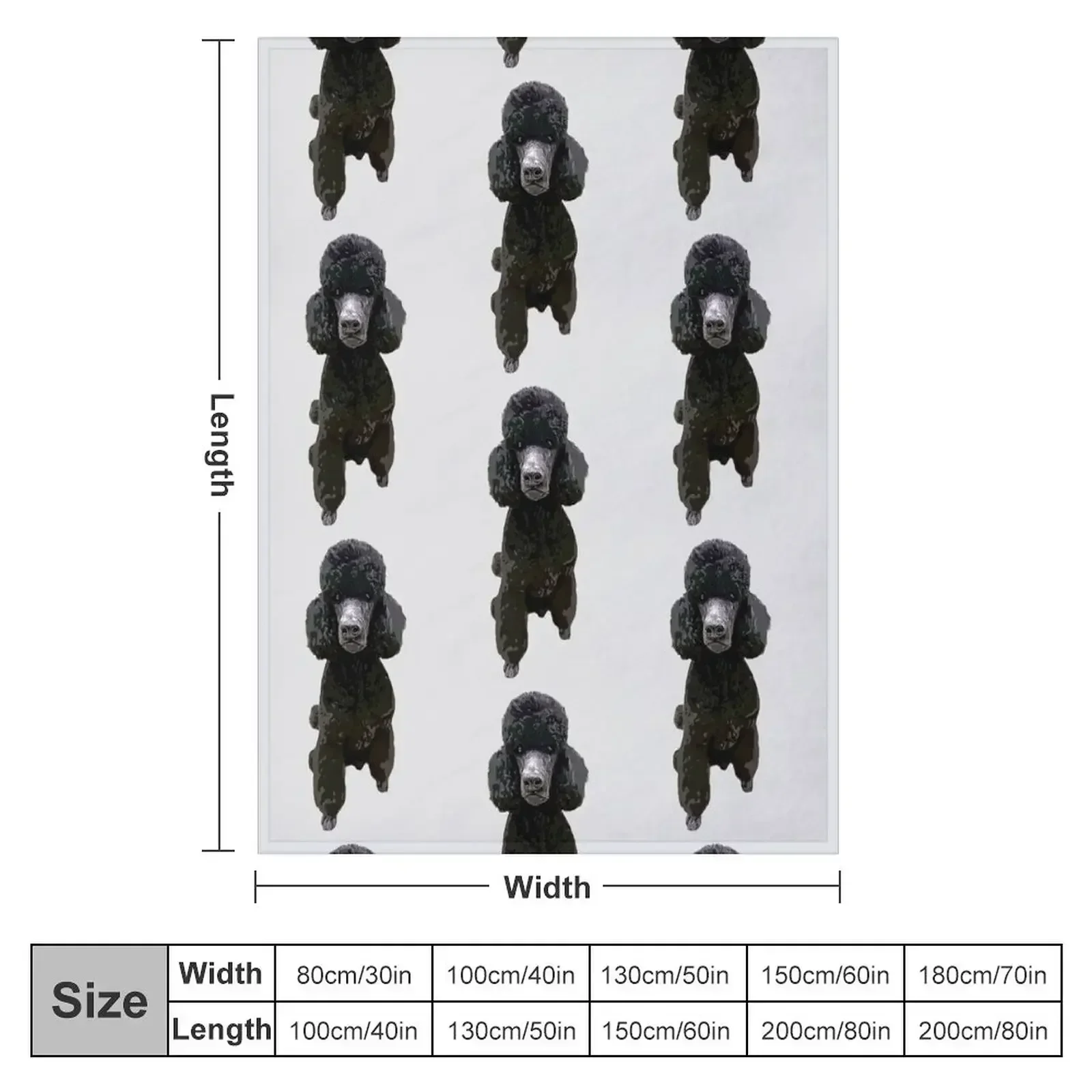 Poodle Gorgeous Style! Throw Blanket warm for winter halloween decorative Sofa Throw bed plaid Cute Plaid Blankets