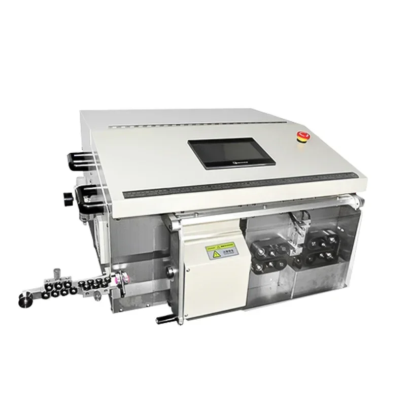 Full-automatic coaxial wire stripping machine Single-core multi-stripping rotary wire cutting machine High-speed precision wire