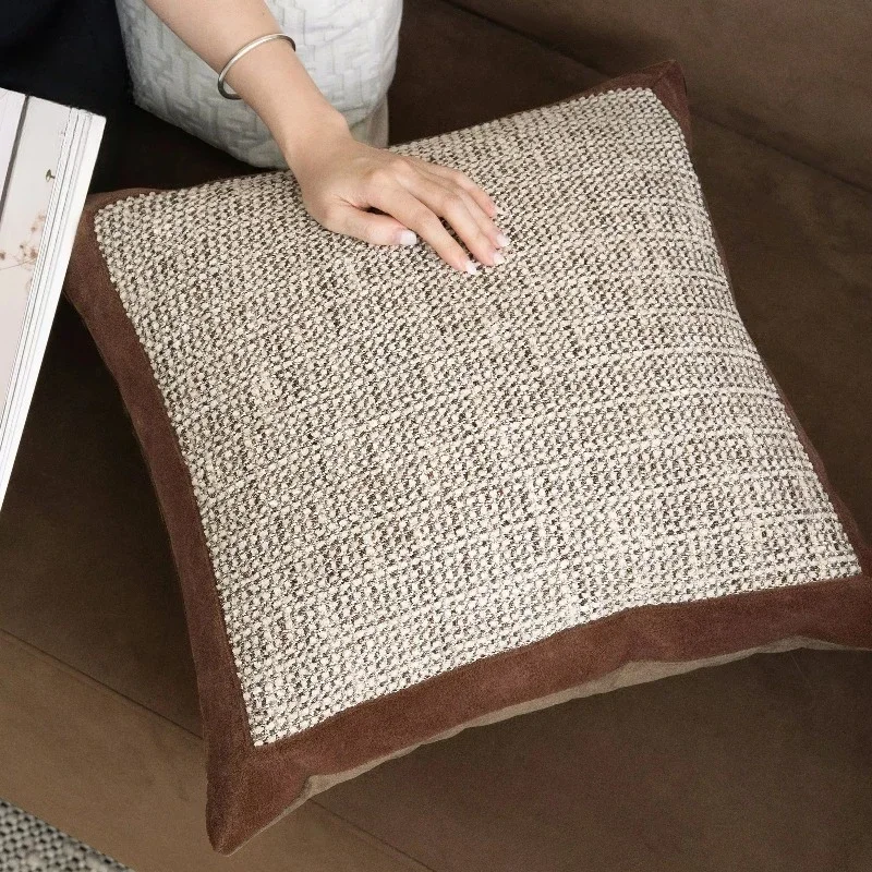 Simple soft home pillowcase suitable for sample room store display sofa decorative pillowcase cushion cover